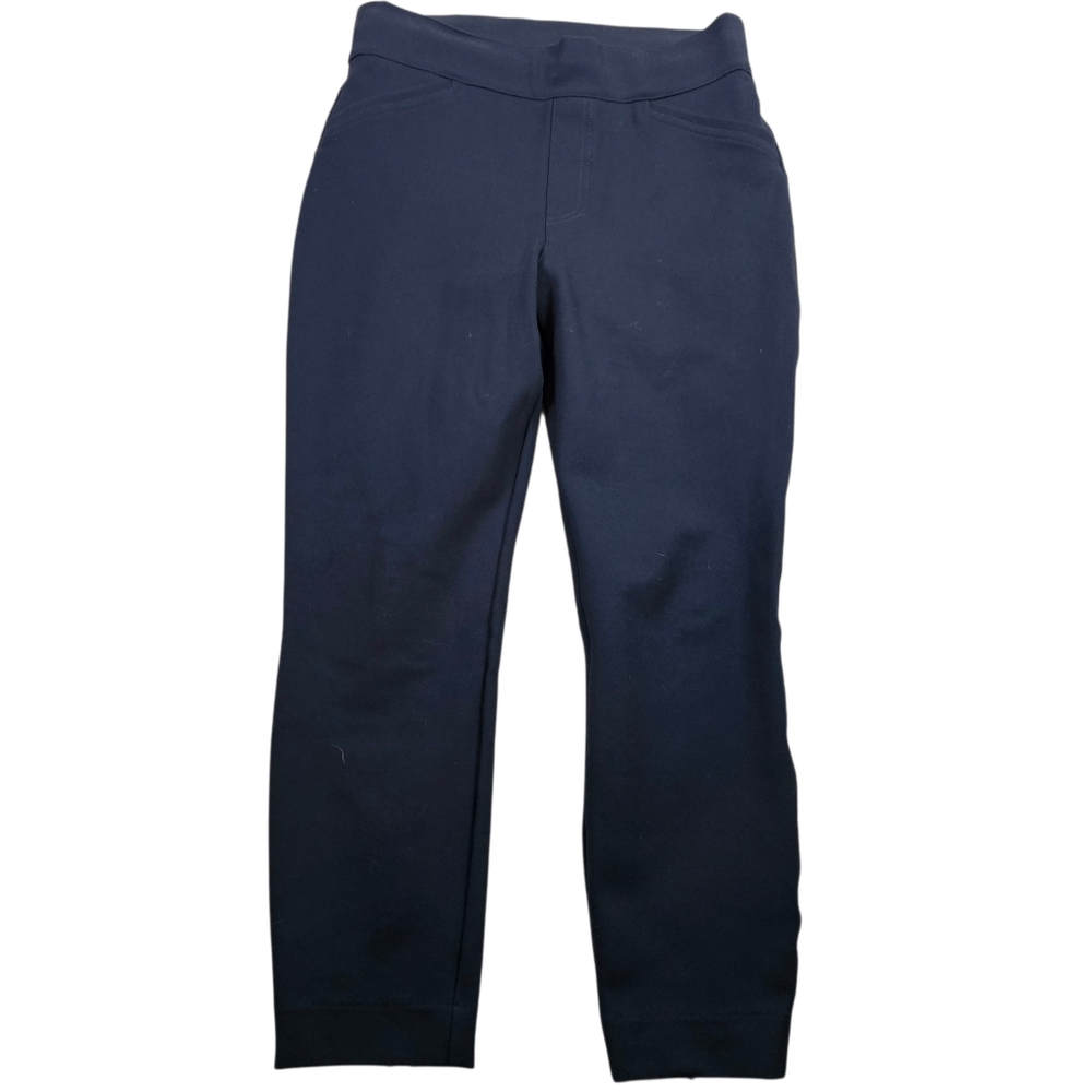 Spanx The Perfect Pant Black Ponte Ankle Length Yoga Pants In MP